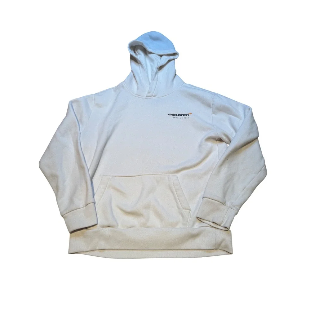 Hollister McLaren Formula 1 Team Hoodie White MCL60 2023 Graphic Mens XS - Picture 2 of 8